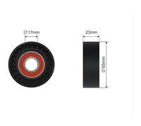 NTY Palmo Correas Acanaladas Rollo para Mercedes-Benz W168 CLS Shooting