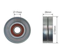 NTY Palmo Correas Acanaladas Rollo para Opel Corsa E S07 1.2 1.4 J13 Chevrolet