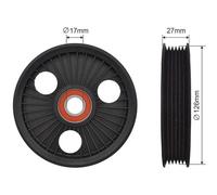 NTY Palmo Correas Acanaladas Rollo para Peugeot 307Cc 3B 2.0 16V 3H 3E Citroën