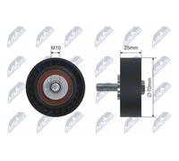 NTY Polea Guía/Desvío + Correa Accesorios RNK-CT-023 25 mm 70 mm
