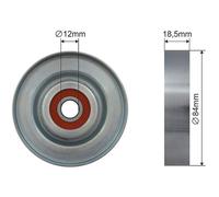 NTY Rodillo De Correa De Poly V Compatible Para Nissan Note E11 NE11 1.4