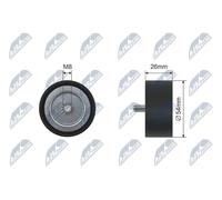 NTY Rodillo Guía/Desvío Correa Trapecial RNK-ME-030 54 mm x 26 mm