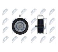 NTY Rodillo Guía/Desvío de Correa Poli V RNK-ME-029 para Mercedes-Benz