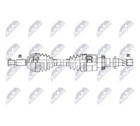 NTY Semieje NPW-RE-244 Para Renault, Eje Delantero Derecha, 909 mm