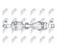 NTY Semieje NPW-TY-196 Para Toyota Delantero Izquierdo 621 mm 24/30