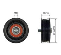 NTY Tensora Correa Trapezoidal para VW Golf V 1K1 3.2 R32 4motion Passat Cc 357