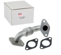 NTY Tubería de Hardware ENFRIADOR EGR 1.9TDI 038131521CC Plateado (1 Unid., Metal, Reparación y mantenimiento de vehículos)