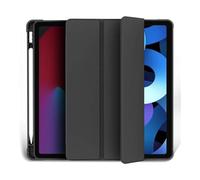 NTYHNFMIH Detachable Tri-Fold Smart Cover with Pencil Slot, Flip PU Stand Case Compatible with iPad 7/8/9 10.2 Inches(Negro)