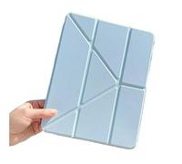 NTYHNFMIH Lanshui Fundas, 3-Y-Foldable Stand Protective Case with Pen Slot Suitable for iPad Air7/ air6/air5 10.9/Pro 11 Inch Universal(Azul)