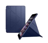 NTYHNFMIH Lanshui Fundas, 3-Y-Foldable Stand Protective Case with Pen Slot Suitable for iPad Air7/ air6/air5 10.9/Pro 11 Inch Universal(Azul Oscuro)