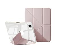 NTYHNFMIH Lanshui Fundas, 3-Y-Foldable Stand Protective Case with Pen Slot Suitable for iPad Air7/ air6/air5 10.9/Pro 11 Inch Universal(Rosado)