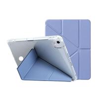 NTYHNFMIH Lanshui Fundas, 3-Y-Foldable Stand Protective Case with Pen Slot Suitable for iPad Air7/ air6/air5 10.9/Pro 11 Inch Universal(Lavender Purple)