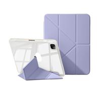 NTYHNFMIH Lanshui Fundas, 3-Y-Foldable Stand Protective Case with Pen Slot Suitable for iPad Mini 6/7 8.3 Inch Universal(Taro Purple)