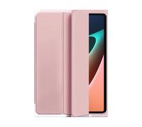 NTYHNFMIH Lanshui Fundas, 3rd-Foldable Silicone Shell Tablet Protective Case Suitable for Lenovo Xiaoxin Pad 11.5 J706F Pro11.5 2021 J716F(Rose Gold)