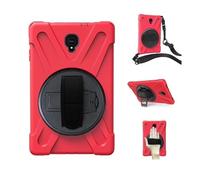 NTYHNFMIH Lanshui Fundas, Hand/Shoulder Strap Anti Drop Shell Protective Case Suitable for Samsung Galaxy Tab S10U/S9U/S8Ultra 14.6 Inch(Red (Strap))