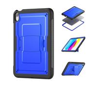 NTYHNFMIH Lanshui Fundas, Honeycomb Large Bracket, Protective Shell Cover Suitable for iPad mini6 2021/mini 7(A17 Pro) 2024(Azul)