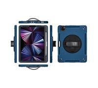 NTYHNFMIH Lanshui Fundas, Strap and Shoulder Protective Cover Anti-Fall Silicone Shell Suitable for iPad Air 13 inch-2024/2025(Blue (Bracelet))