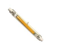 NTZTO Bobillas De Luz Halógenas Led R7S Cob Tubo De Vidrio 78Mm 118Mm Cob Bombilla 15W 20W 30W 40W Ac 220V 230V Para Iluminación Del Hogar Reemplazar Lámpara Halógena-Blanco Cálido_Los 40W 118Mm