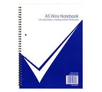 NU Cuadernos - Office Range - Cuaderno de espiral A5 - Cuadernos de papelería - Cuaderno de tarjetas brillante - Bloc de escritura - 100 páginas