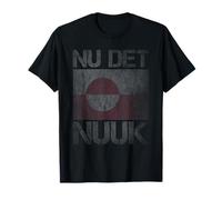 Nu DET Nuuk! ¡Ya Basta! Bandera de Groenlandia Camiseta