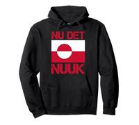 Nu DET Nuuk! ¡Ya Basta! Dicho Divertido de la Bandera de Sudadera con Capucha