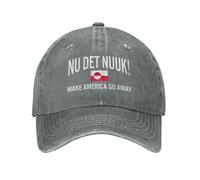 ¡Nu DET Nuuk! ¡Ya Basta! Gorra de béisbol clásica Hagan Que América desaparezca