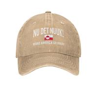 ¡Nu DET Nuuk! ¡Ya Basta! Gorra de béisbol clásica Hagan Que América desaparezca