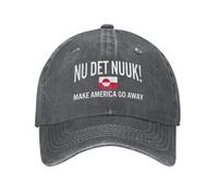 ¡Nu DET Nuuk! ¡Ya Basta! Gorra de béisbol clásica Hagan Que América desaparezca