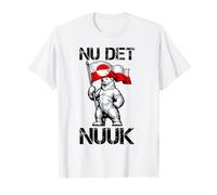 Nu DET Nuuk! ¡Ya Basta! Oso Polar Bandera De Groenlandia Camiseta
