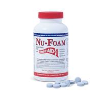 Nu-Foam Tabletas desinfectantes para cristalería de bar, ayuda de enjuague superior, barra de lavado de manos, taberna, suministros de cervecería, vasos de servir impecables, saneamiento de vidrio de