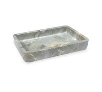 nu Steel Stone-Hedge Collection - Soporte de Resina para Fregadero de Cocina, baño, Ducha y encimera, Acabado de mármol