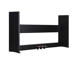 NU-X Soporte de madera de alta calidad con sistema integrado de 3 pedales para pianos digitales NU-X NPK-10 y NPK-20 | Soporte resistente y elegante con elegante acabado negro