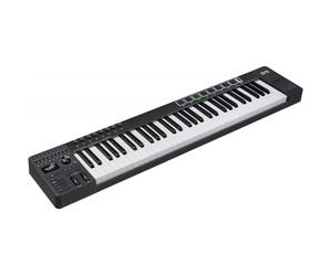 NU-X Teclado de control MIDI NTK-61 a controlador MIDI multifuncional de 61 teclas, 5 octavas | Cubase LE incluido, teclas semipesadas, ruedas de paso y modulación