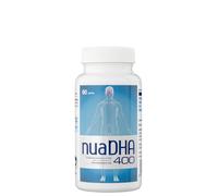 Nua Biological - Complemento alimenticio NuaDHA 400 - 400 mg DHA por perla - 60 perlas