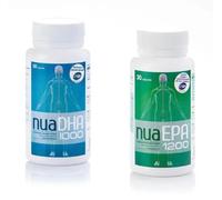 NUA Dha 1000, 30 caps + NUA Epa 1200, 30 caps + Pastillero de REGALO