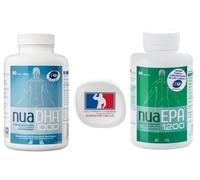 Nua Pack DHA 1000, 90 Perlas + EPA 1200, 90 Perlas + Pastillero