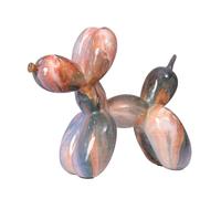 NUACOS Estatua de Perro con Globo, Escultura de Resina, Ideal para decoración Moderna de Escritorio, hogar, Dormitorio, Sala de Estar y Oficina.,A2