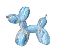 NUACOS Estatua de Perro con Globo, Escultura de Resina, Ideal para decoración Moderna de Escritorio, hogar, Dormitorio, Sala de Estar y Oficina.,A5