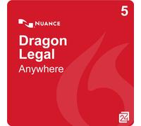 Nuance Dragon Legal Anywhere 5 Additional License Key 501 - 1000 User