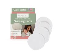 NuAngel Washable Nursing Pads 100% Cotton - Natural - 8 pads - Made in U.S.A.