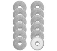 Nuangoo 12 paños compatibles para Dreame X50/X40/L40s Pro/L50 Pro/L10s/L10s Ultra, para Xiaomi X20 Pro/Max, almohadillas giratorias de microfibra de alta densidad para fregonas