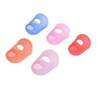 nuanzhiyuan Dedal de silicona para dedos, 1/5 unidades, fundas antideslizantes para dedos para coser costura ganchillo