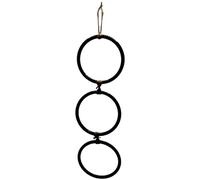 Nuatc Reptiles sinuosos accesorios de hábitat plástico calma anillos de escalada promueven la acción natural de serpientes de grano y criaturas. Anillos de ejercicio de serpientes de plástico