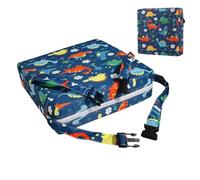 Nubamzy Asiento elevador para mesa, almohadilla de asiento ajustable y lavable, asiento elevador de mesa grueso para niños, cómodo cojín de silla de comedor para bebés y niños pequeños