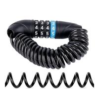 Nubamzy Candado para sombrero de motocicleta, combinación de 4 dígitos, portátil, candado portátil con código, para estacionamiento, campus, seguridad, viajes, viajes, ejercicio, recreación