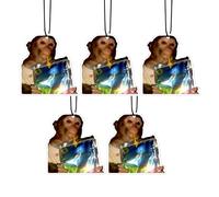 Nubamzy Car Scents - Colgante de aromaterapia seguro de larga duración, colgante de fragancia de aire automático, para remolque, automóvil, sedán, camioneta, espejos retrovisores, armarios