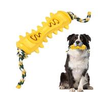 Nubamzy Cepillo de dientes para perros, juguete de limpieza de goma para perros, hueso masticable, cepillo de dientes interactivo, juguete de entrenamiento para cachorros, perros pequeños, perros