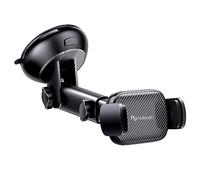 Nubbeh - Cargador Inalambrico Coche con Carga Inalámbrica 15W | Soporte movil Coche Carga Rápida | Brazo Ajustable y Rotación 360º | Compatible con iPhone 15, Samsung Galaxy S23/S22, Xiaomi