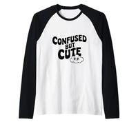 Nube Adorable confusa Pero Linda Camiseta Manga Raglan