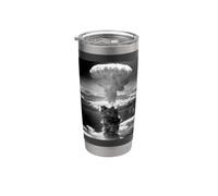 Nube atómica se eleva sobre Nagasaki Vaso térmico de acero inoxidable de doble pared
